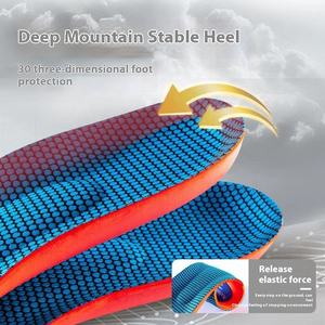 Desain baru sol dalam olahraga <span class=keywords><strong>Poron</strong></span> peredam kejut sol Orthotic elastis tinggi sol dalam dukungan lengkungan ortopedi kaki datar - Product Image 2