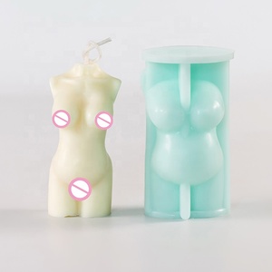 Moule en silicone DIY écologique pour bougie corporelle, femme <span class=keywords><strong>enceinte</strong></span> nue, pour la fabrication de savon et de cire en résine époxy - Product Image 6