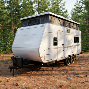 Caravane pop-up tout-terrain moderne en fibre de verre 4x4 pour OEM/ODM avec extension de rangement, lit superposé et capacité de 4 personnes - En promotion - Product Image 1