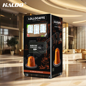 Boisson chaude de machine à <span class=keywords><strong>café</strong></span> de <span class=keywords><strong>capsule</strong></span> de libre-service sans pilote commerciale entièrement automatique avec la fonction de SDK - Product Image 5