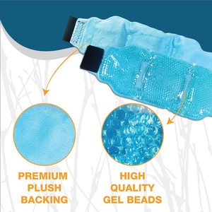 Terapia de frío caliente Envoltura de enfriamiento Cintura Calor Compresa fría Cuentas de gel personalizadas Paquete de hielo para aliviar el dolor de espalda Otros suministros de atención médica - Product Image 5