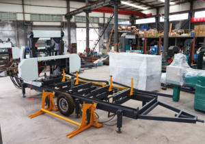 Scie à bande Portable pour bûches à <span class=keywords><strong>bois</strong></span>, gaz Diesel électrique Horizontal Diesel - Product Image 6