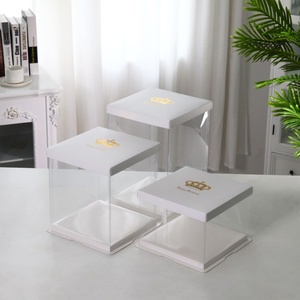 Wholesale <b>Bakery</b> Cake High Quality Packaging Transparent Cake <b>Box</b> - Product Image 5