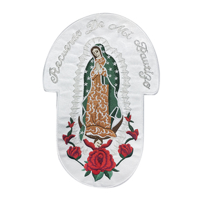 Patchs en feutre non tissé personnalisés avec logo brodé, thermocollants, à crochets et boucles, <span class=keywords><strong>pour</strong></span> vêtements, sacs, casquettes, avec bords thermocoupés - Product Image 5