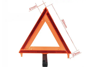 Triangolo di Emergenza Pieghevole in ABS+PMMA, Segnale di Avvertimento Riflettente per Sicurezza - Product Image 4