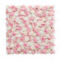 Panneau mural de fleurs artificielles de roses assorties pour décoration de fond de scène, mariage, vitrine de centre commercial, fête, cérémonie, événement