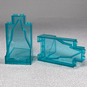 Bloques de Construcción de Partículas Pequeñas MOC, Montaña Dorada, Montaña Plateada, Tesoro, Mineral, Gema, Bloques de Pared de <span class=keywords><strong>Roca</strong></span> DIY, Juguetes para Niños - Product Image 6