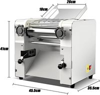 Nouvelle machine à pâtes électrique automatique commerciale 2200W, multifonctionnelle, pour nouilles, spaghetti, rouleaux de pâte, presse à wonton, pains