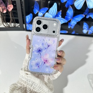 Funda de Teléfono con Purpurina Epoxi Brillante y Diseño de Diamantes a <span class=keywords><strong>Precio</strong></span> Mayorista para <span class=keywords><strong>iPhone</strong></span> 16 PLUS 18 Pro 18 17 17 Pro Max 16E 12 11 <span class=keywords><strong>XR</strong></span> XS - Product Image 3