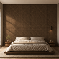 Panneau mural décoratif en feutre PET imprimé UV, nouveau design premium, pour la rénovation des chambres et des salons