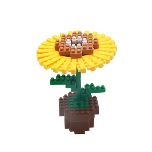 Productos ecológicos 2021 ABS micro bloques juguetes 2020 planta Serie educativa DIY mini nanobloques - Product Image 1