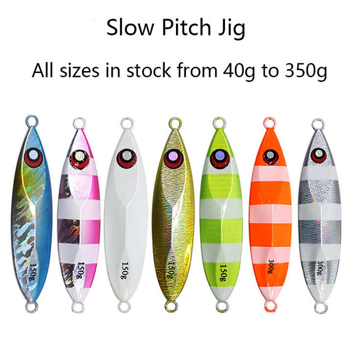 Owner Metal Jig Lure GJ Shooting Jig - Slow Zebra 3.9 Oz, Pink Gold #06, Shore Fishing For Seabass, Fluke, Perch
