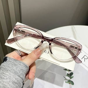 Montures de lunettes œil de chat pour femmes, monture complète, solide, légère, en TR90, modèle de correction de la vue IR27058 - Product Image 3