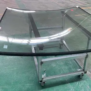 Beste kwaliteit helder gehard dubbel warmtebestendig gebogen Low-E isolatieglas - Product Image 5