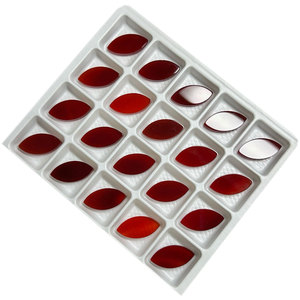 Đôi phẳng Marquise hình dạng 7x14.3x2.2mm trắng tự nhiên lau Onyx Carnelian Malachite lá đá quý trên bán - Product Image 5