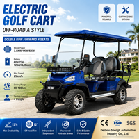 Voiture de golf électrique tout-terrain UCSUNLY-6 places 60V/72V entièrement intelligente à commande électronique