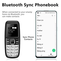 Teléfono Móvil Mini BM200, Red 2G GSM, Doble SIM, Función de Marcación Mágica, Tamaño de Bolsillo, Teléfono Portátil de Respaldo
