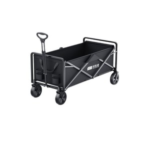 Carrito de Camping para Exploradores 70x48cm Plegable con Mango Telescópico y Ruedas Giratorias, Carrito de Picnic para Exteriores - Product Image 1