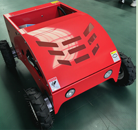Tondeuse à gazon télécommandée autotractée 4x4 à moteur essence 4 temps de 550 mm sur roues, 224 cm³, certifiée CE EPA Euro 5, pour bricolage