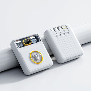 Batteries externes à charge rapide 20000mAh 10000mAh, chargeur portable compact avec câbles intégrés et écran LED - Product Image 4