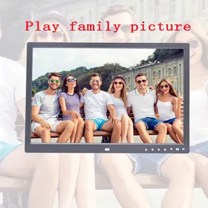 Wall Mount Rohs Universal Digital Photo Frame Remote Control With Video Loop 17 Inch