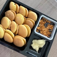 Boîte d'emballage alimentaire en plastique BOHE Hema, célèbre sur Internet, avec doublure en plastique, impression UV personnalisable, pour Mochi aux algues et petits produits de pâtisserie