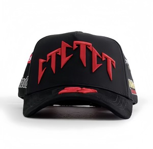 Бейсболки Barbas Caps Custom 5 Panel Gorras из замши с изогнутым козырьком, черные, оригинальные, Yo No Pesco Hats G5 - Product Image 5