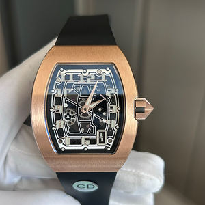 Montre mécanique de luxe pour homme RM 67-01, ultra-fine, boîtier en alliage de titane de forme tonneau, verre saphir, montre de business - Product Image 1