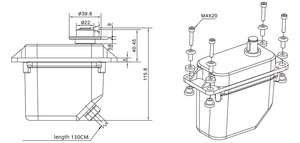 400 kg/cm <span class=keywords><strong>servo</strong></span> lớn 24V cung cấp điện <span class=keywords><strong>servo</strong></span> mô-men xoắn cao cho khu vực công nghiệp FPV Robot máy móc - Product Image 5