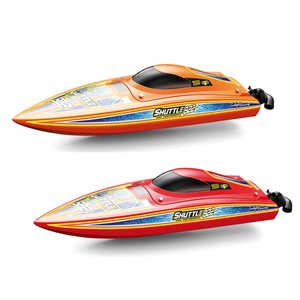 Bateau télécommandé sans balais SJY-TX822 2.4G, jouet d'été pour jeux aquatiques, bateau turbojet haute vitesse 40-50km/h pour enfant - Product Image 1