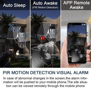 V380 Pro 4MP wifi không dây 4G ngoài trời không thấm nước Ống kính kép PTZ tự động theo dõi An ninh CCTV Camera năng lượng mặt trời phiên bản Đông Nam Á - Product Image 4