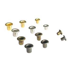 Miniojales Metálicos Clásicos de Cobre 1.0-2.5mm, Oro/Plata/Latón Antiguo/Negro Metálico para Zapatos de Muñeca, Agujeros de Cinturón, Remaches para Bolsos - Product Image 2
