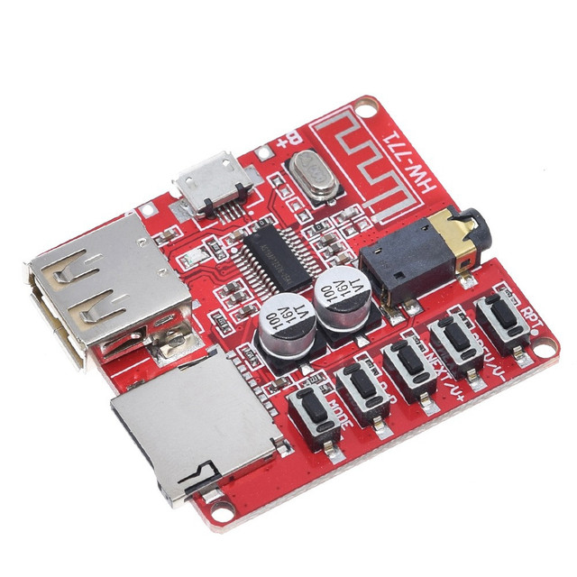 Mp3 Lossless Decoding Board Mp3 Decoder Module TF Card U Disk Decoding Player Comes With Power Amplifier