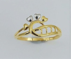 Auténtico Anillo de Mujer de Oro de 22 Quilates con Acabado Brillante, Diseñado para Amantes de la Moda Moderna, Ideal para Uso Diario, Momentos de Compromiso y Aniversarios - Product Image 1