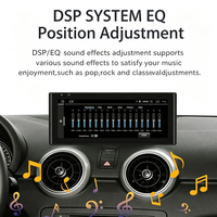 Reproductor de coche Android de 10.25 pulgadas con GPS integrado, Android Auto, CarPlay, 4GB de RAM para Audi A1/A3/Q3 2012-2018