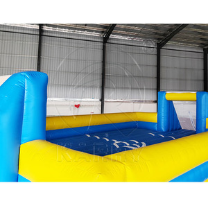 מחיר מפעל מחיר המפעל ענק מתנפחים כדורגל החלקה ואווירת כדורגל המגרש מתנפחים סבון כדורגל שדה עבור אימון/משחקי ילדים - Product Image 3