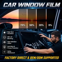 Film PDLC Hitam Ultra HD Berkualitas Tinggi untuk Jendela Mobil Listrik, Anti UV 99%, Film Tinting Jendela Mobil Pintar PDLC