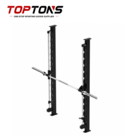 TOPTONS Support mural de haute qualité pour machine Smith, accessoire de rail Smith à roulement linéaire pour Power Rack