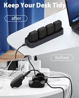 Station de charge multiple USB-C pour bracelet Whoop, compatible avec les packs d'alimentation Whoop 5.0 2025 et 4.0, station de charge familiale
