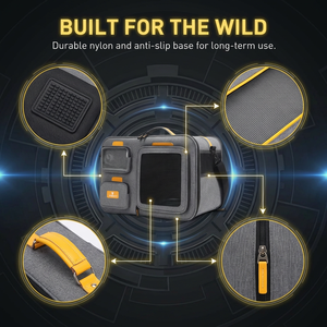 Tavşan Katlanabilir Köpek Sırt Çantası Büyük Kapasiteli Şık Düz Naylon Düğmeli Çevre Dostu Evcil Hayvan Taşıyıcısı Köpekler için Dışarı Çıkarmak İçin Taşınabilir - Product Image 3