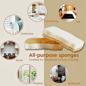 Compostable Biodegradable <strong>Washing</strong> <strong>up</strong> Sustainable Plastic Free Natural Loofah Loofa Luffa Lofa Eco Scourer <strong>Sponges</strong> - Product Image 5