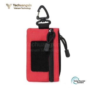 Pochette de rangement compacte en tissu Oxford avec fermeture éclair et patch pour une utilisation en camping en plein air - Product Image 4