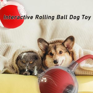 Jouet intelligent pour animaux de compagnie 360 °    Jouet interactif automatique pour chien et chat, rechargeable par USB, en ABS moderne, jouet roulant - Product Image 4