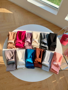 Leggings de invierno de estilo casual para niñas, sólido color caramelo, pantalones cómodos de lana para mantener el calor para niñas pequeñas, <span class=keywords><strong>niños</strong></span> - Product Image 2
