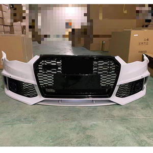 Modificare il paraurti anteriore per Audi A6 S6 BodyKit aggiornamento <span class=keywords><strong>RS6</strong></span> C7PA paraurti <span class=keywords><strong>auto</strong></span> con griglia <span class=keywords><strong>auto</strong></span> Bodykit 2016 -2018 - Product Image 2