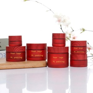 <span class=keywords><strong>Vasetti</strong></span> in Vetro Trasparente e Satinato per Cosmetici da 5g 10g 15g 20g 30g 50g 100g 2Oz, <span class=keywords><strong>Vasetti</strong></span> Vuoti a Bocca Larga per Creme <span class=keywords><strong>con</strong></span> <span class=keywords><strong>Coperchio</strong></span> Effetto Legno - Product Image 2
