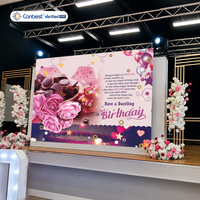 Layar Video Wall LED Canbest Rv Series P2.6 2.604Mm 3000X2000Mm 9.8X6.56Ft Gob Rental untuk Acara di Inggris