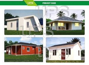 Cũng được thiết kế hai phòng ngủ prefab nhà nhỏ kế hoạch/7.5m * 8m chiều dài * chiều rộng/60m2 sqm nhà tiền chế - Product Image 4