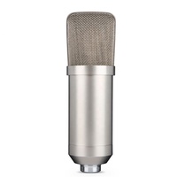 Microphone à condensateur de studio filaire professionnel, équipement de podcast XLR mike pour enregistrement salle de chant