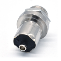 Connecteur femelle DC en cuivre 5521 5525 avec filetages pour fixation, transmission d'alimentation 12V 5A
